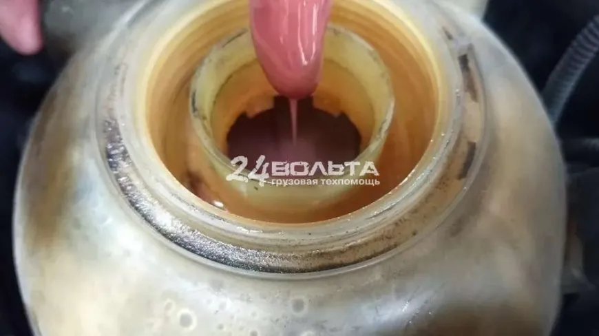 Замена масла в антифризе Ман